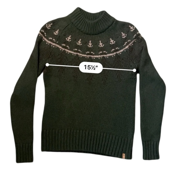 Tentree Women’s Deep Green Knitted Sweater - Picture 7 of 15